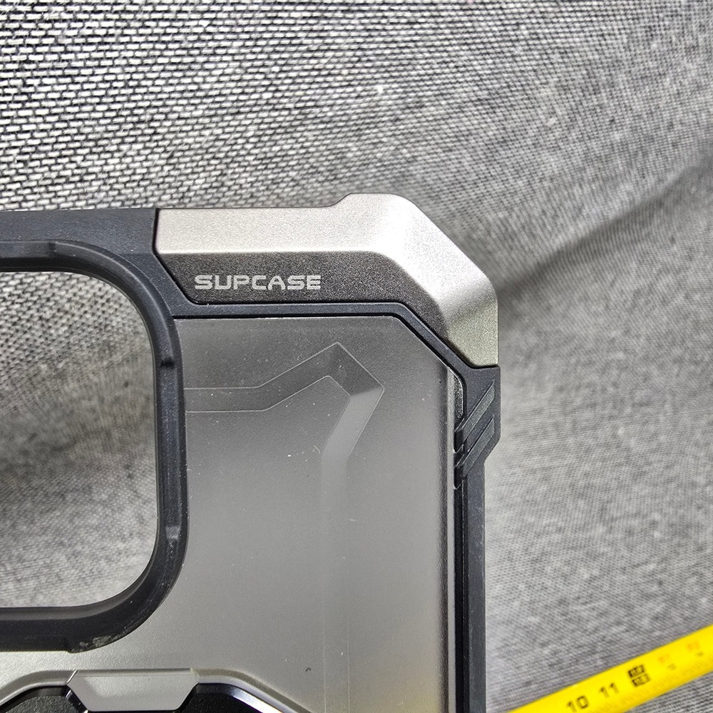 SUPCASE iPhone 15 Pro Max Case MagSafe Kickstand Black Translucent Good Rugged - Picture 4 of 6